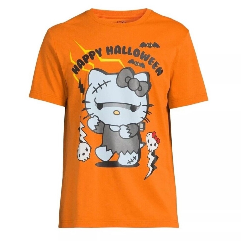 Hello Kitty Happy Halloween Orange Costume Tee